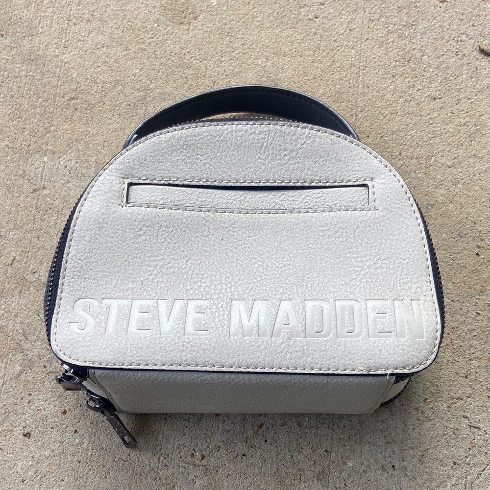 Steve Madden White Men’s Mini Crossbody Bag